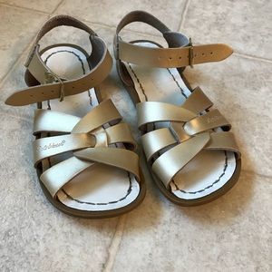 Gold Saltwater sandals